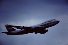 Aircraft Slide - TWA Boeing 747 - Trans World Airways - Kodachrome 35mm slide
