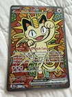 Pokémon TCG Meowth ex 121/088 Special Illustration Rare Perfect Order SIR