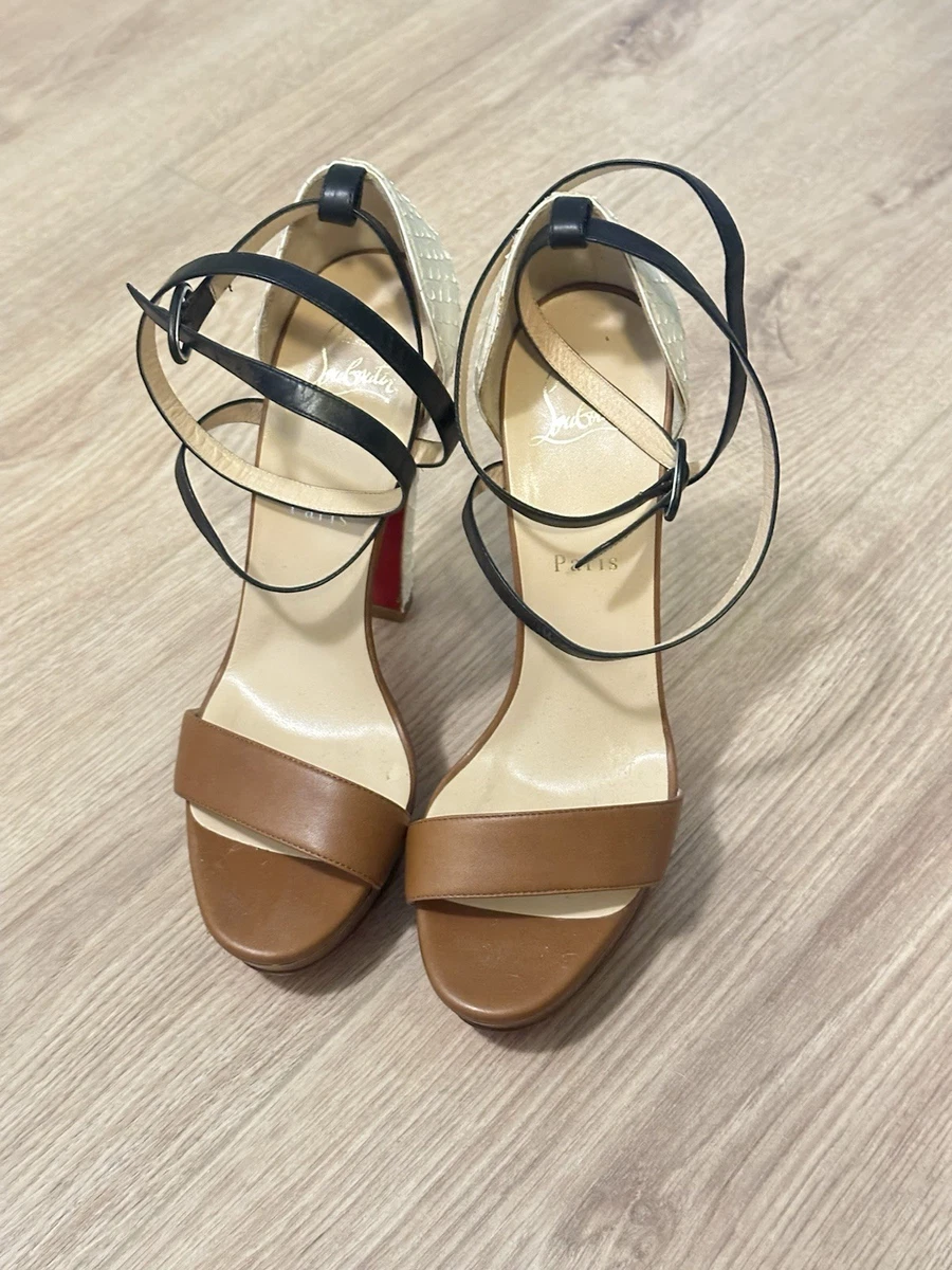Christian Louboutin Women's Black Straps for sale | eBay