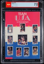 Team USA 1992 Team U.S.A. Basketball Book PSA 7.0 Very Fine Michael Jordan