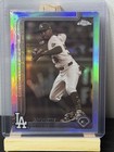 Front of 2025 Topps Chrome - Mookie Betts #50 Sepia Refractor