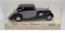 Solido 4046 1:43 Age D'Or Black/Silver Rolls Royce Phantom Die Cast Car