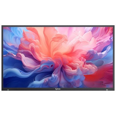 SYLVOX 65 Zoll Outdoor TV Google Ferseher 4K QLED Dolby Atmos IP55 Wetterfest