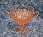 Anchor Hocking Depression Glass Pink Miss America Soup Cup RARE