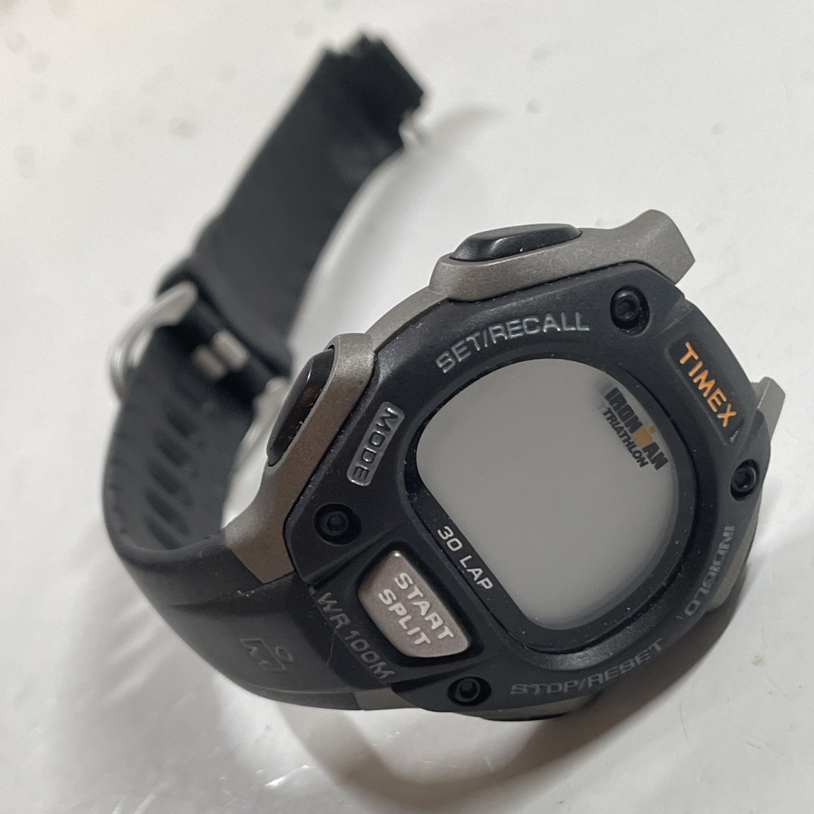 (BROKEN) Timex Ironman Triathlon Men T5E901 Sport Quartz Digital 40mm Watch