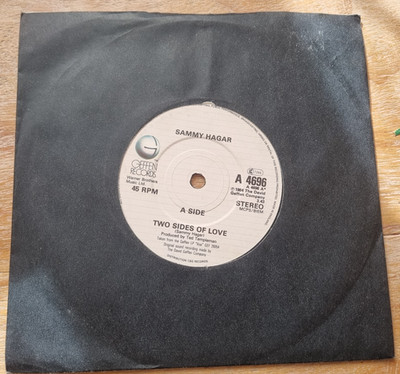 Sammy Hagar - Two Sides of Love 7  Geffen Vinyl Record Hard Rock 1984