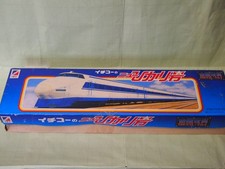 Ichiko Japan Vintage Tin Toy Bullet Train Shinkansen NEW HIKARI 49cm Showa Retro
