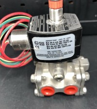 New Stainless ASCO EV8003G302 3-Way EXPLOSION PROOF SOLENOID VALVE 3/8" 24vdc