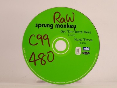 SPRUNG MONKEY GET EM OUT OF HERE (X2) 2 Track CD Single including Plastic Sleeve