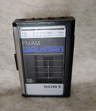 Vintage Sony Walkman WM-F41 Cassette Player AM/FM New Belts