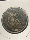 1878 Seated Liberty Half