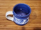 Pfaltzgraff Villa Flora Mug,  discontinued stoneware coffee mug, Blue & White  — photo 6