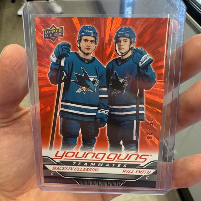 Macklin Celebrini Will Smith /25 Young Guns Teammates