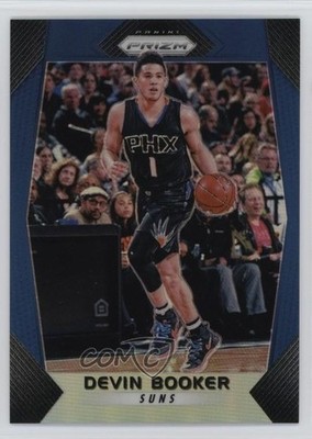 2017-18 Panini Prizm Blue Prizm 186/199 Devin Booker #63 9on