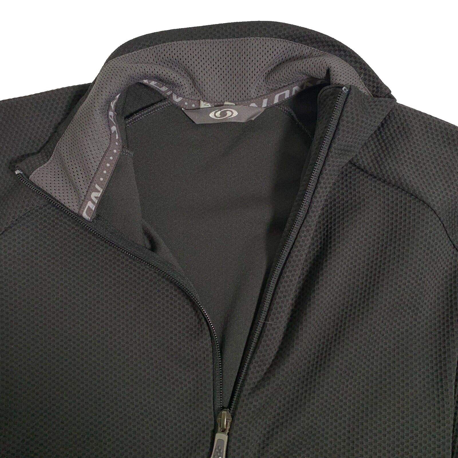 Salomon Mid Layer Full Zip Medium Giacca da Pista Donna Training Top Nero