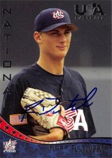 Ross Detwiler autographed Baseball Card 2007 USA National Rookie #10
