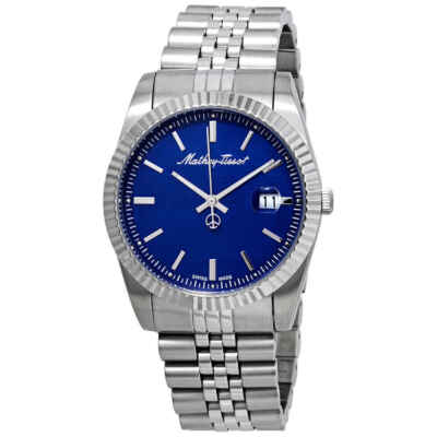 Mathey-Tissot Mathey III Quartz Blue Dial Men's Watch H810ABU