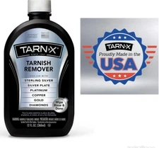 Tarn-x Tarnish Remover Jewelry Cleaner for Silver Gold & Cleaning Polishing 12oz
