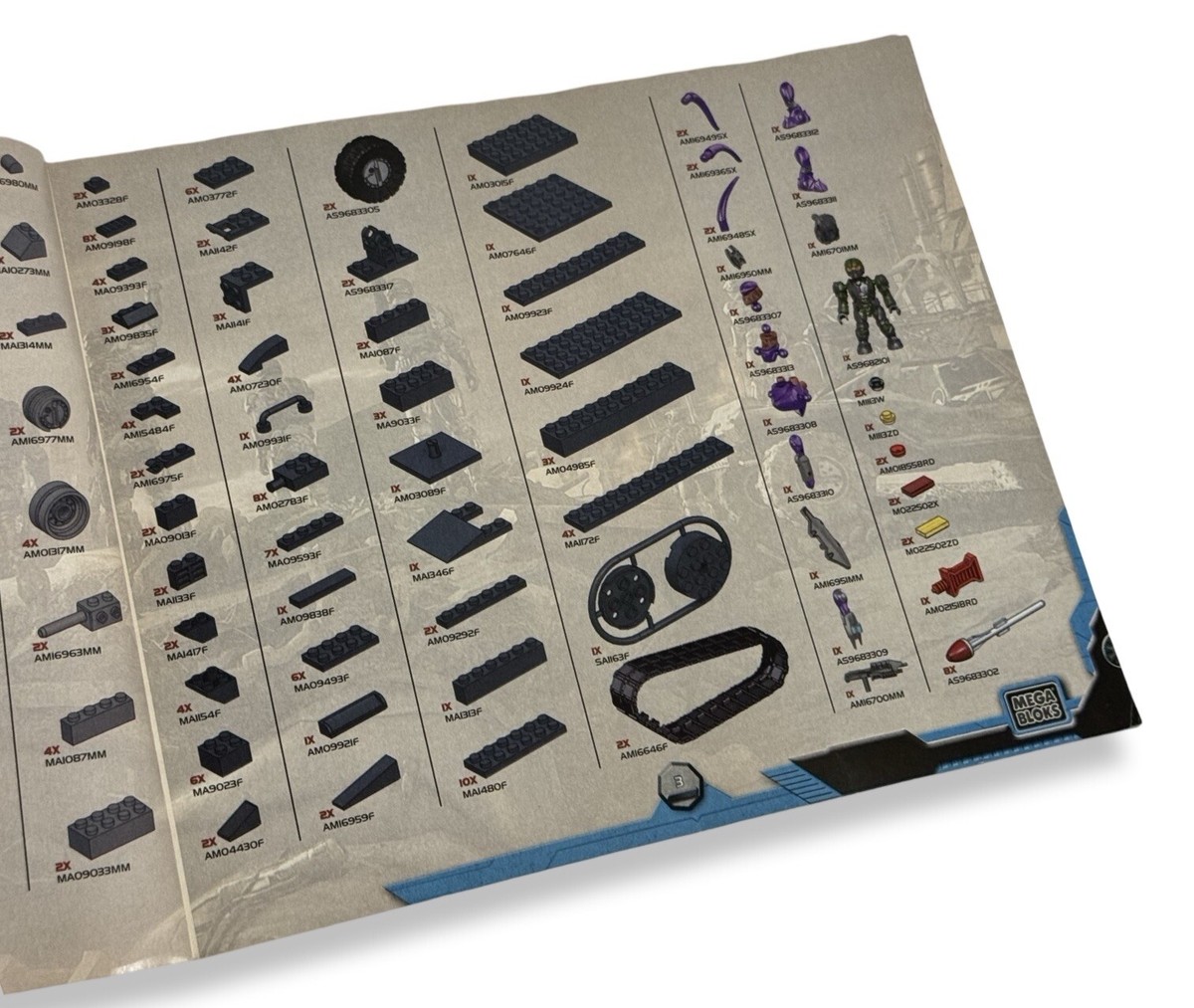 Mega Bloks Halo Wars UNSC Wolverine Set 96833 (2009) Instructions Only!