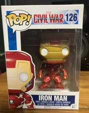 Funko Pop! Marvel Capitán América Civil War - Iron Man figura #126