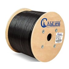 Cat6 Cable 1000ft Outdoor Waterproof Direct Burial Ethernet 23AWG Solid Copper