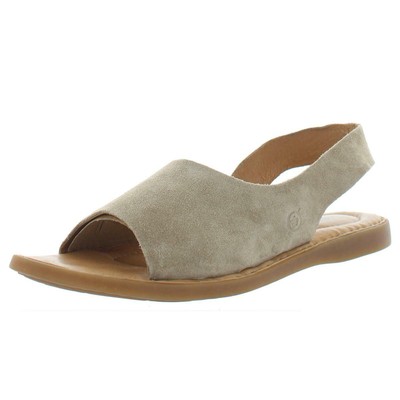 Born Womens Inlet Taupe Suede Slingback Sandals Shoes 7 Medium (B,M) BHFO 5720 192466226022 | eBay