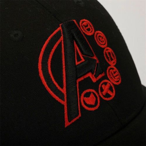 Avengers: Endgame Cosplay Black Peaked Cap Adjustable Baseball Cap Hat Accessory - Picture 6 of 7