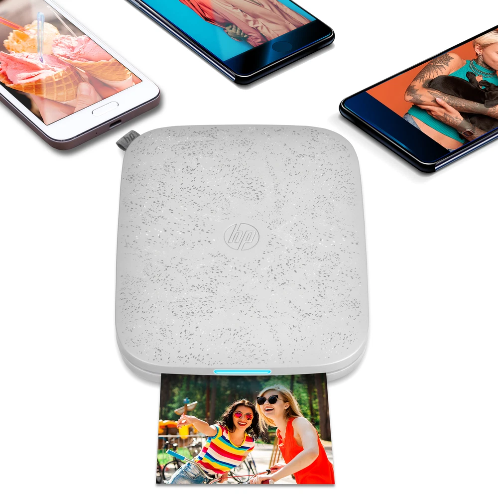 HP Sprocket Instant Photo Printer, 3x4" Portable Printer for iOS & Android