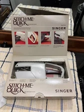 1983 SINGER STITCH-ME-QUICK Hand Hem & Seam Tacker With Booklet