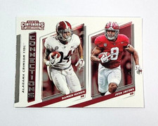 2019 Panini Contenders Draft Picks Damien Harris Josh Jacobs Connections #20