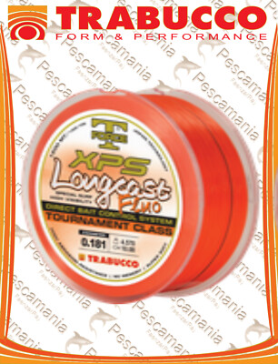 Monofilsurfcasting Trabucco LONGCAST FLUO 1200m/1300yds ø0,181->ø0,40mm