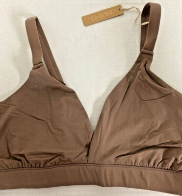 SKIMS - FITS EVERYBODY BRALETTE in Umber -NWT (BR-TRI-2024)