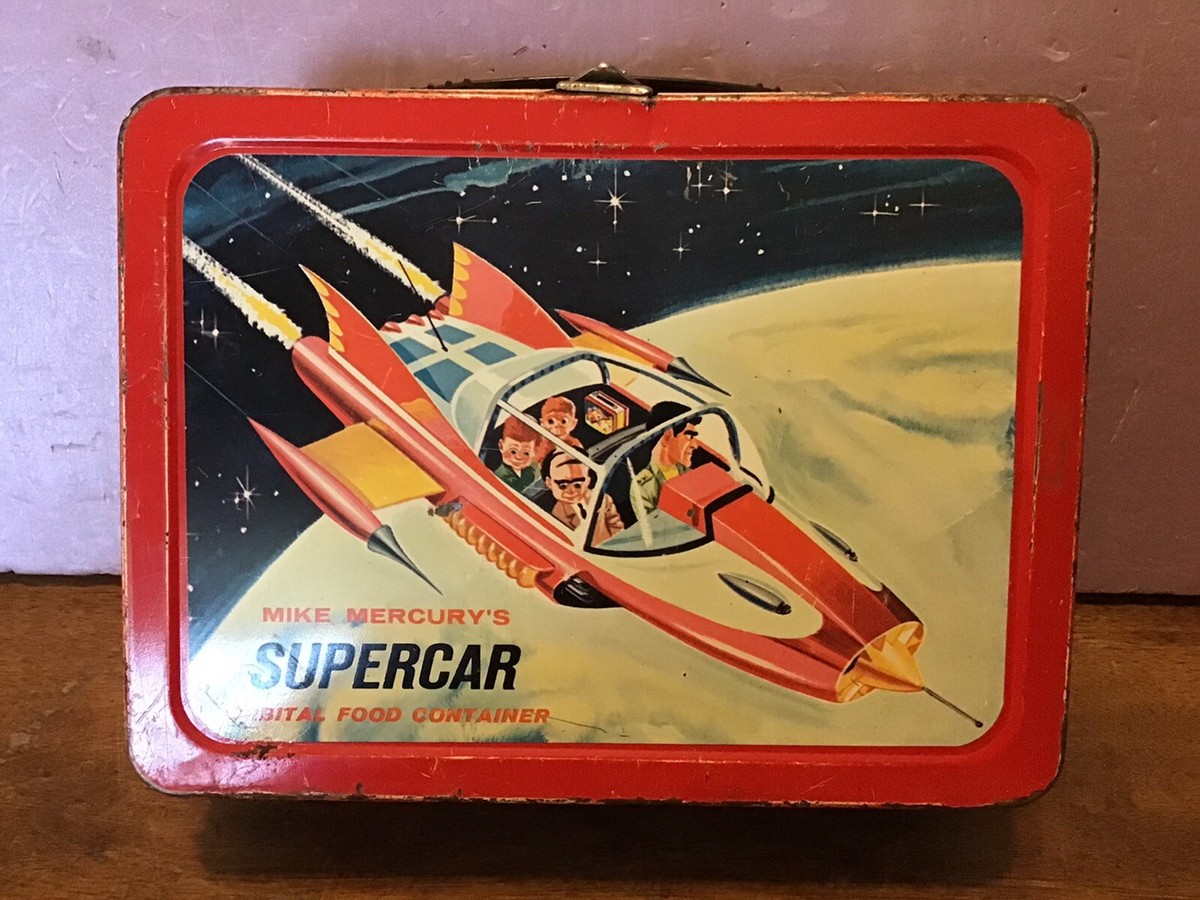 1962 Mike Mercury's Supercar Lunchbox And Thermos By Universal