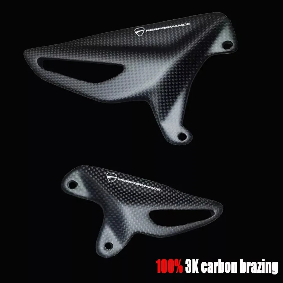 Protectores de talón de fibra de carbono 3K para Ducati Panigale V4 V4S V4R Streetfighter 2018+ Foto 3 de 4