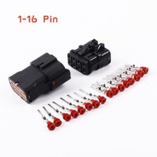 Electrical Cable Wire Connector Plug Waterproof Car Auto Xenon Light 1-16 Pin
