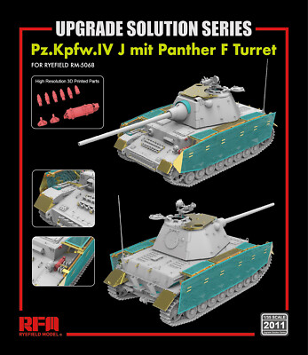 RYEFIELD MODEL RFM RM2011 1/35 Upgrade Set for Pz.Kpfw.IV J mit Panther F Turret