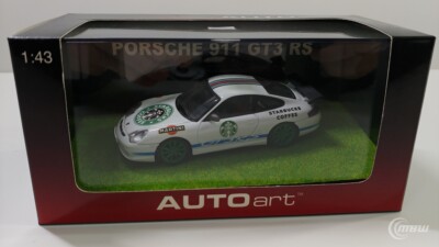 1/43 Autoart Porsche 911 GT3 RS MARTINI STARBUCKS Customized diecast car