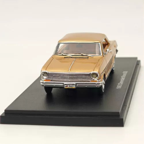 NEO 1/43 Chevrolet Nova SS 1963 modellini in resina oro collezione auto - Foto 4 di 6