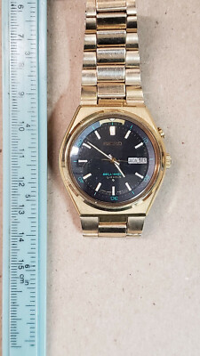 Seiko Bell-Matic Black Dial 4006-6089 Day Date Alarm 17 Jewel | eBay