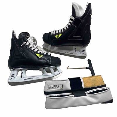 GRAF G709 [ JR 5 D Regular] 242mm Ice Hockey Player Skates Pair - New + EXTRAS