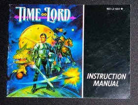 Time Lord Authentic Nintendo NES NRMT game cart w manual & dust cover