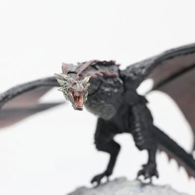 New Black Drogon HBO Mcfarlane Game Of Thrones Dragon Deluxe Action Figure Gift