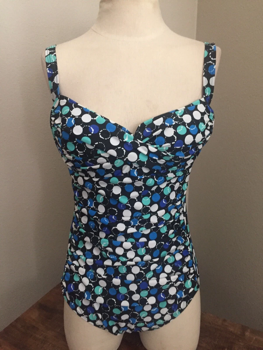 Polka dot one piece hotsell swimsuit