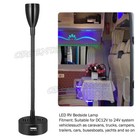 2x Touch Switch USB LED Spot Reading Light Camper Caravan Boat Interior Lamp 12V