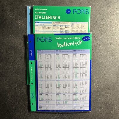 PONS Verben auf einen Blick | Grammatik | Italienisch | Set