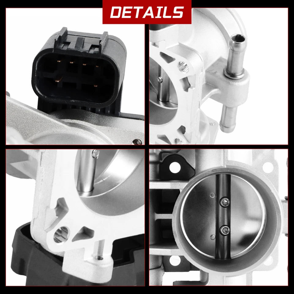 337-02230 Throttle Body For Chevy Aveo 5 Pontiac Wave L4 1.6L 2006-2008 25183237 Foto 2 de 4