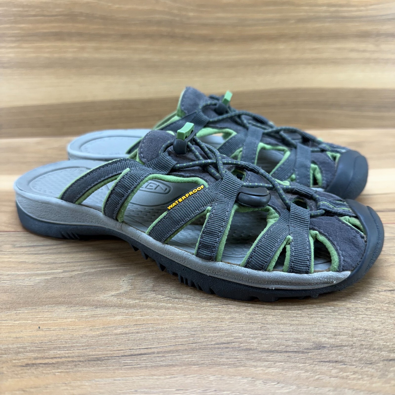 Keen donna taglia 6 EU 36 sport outdoor trail grigio verde senza schienale