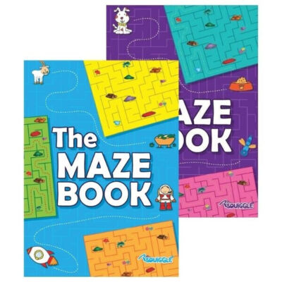 1 X A4 Maze Puzzle Books Children's Kids Learning Activity Brainteaser.