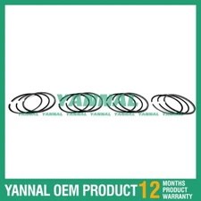 New 4x 1J500-21092 Piston Rings STD For Kubota V3800 Engine