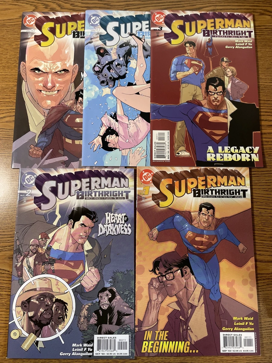 Superman Birthright #1 2 3 4 5 Lot Set DC Comics Mark Waid/Leinil Yu 2003 VF